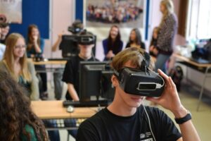 Virtual reality education higher