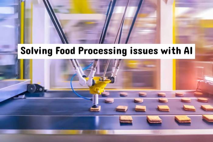 Food artificial intelligence processing