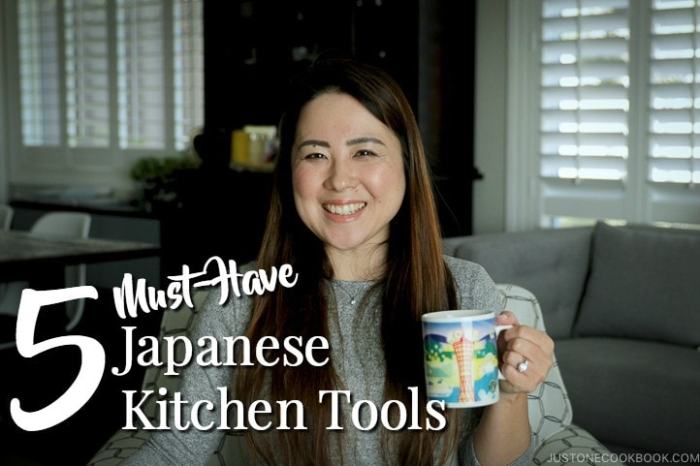 Functional Japanese kitchen tools