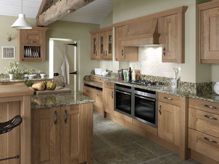 Natural wood kitchen aesthetics