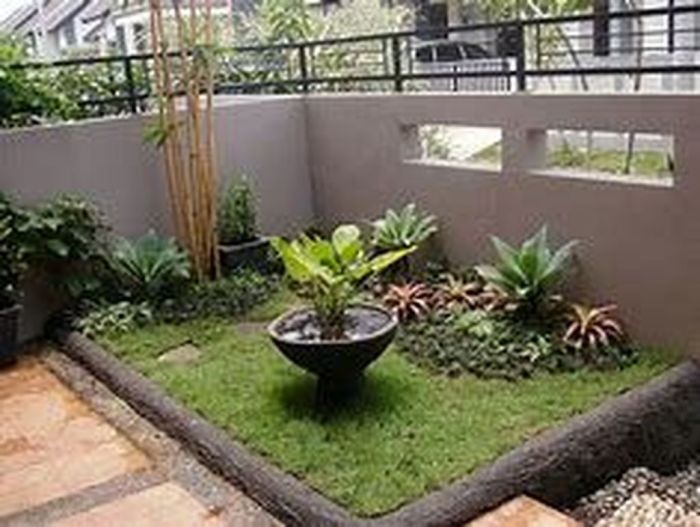 Minimalist industrial garden ideas