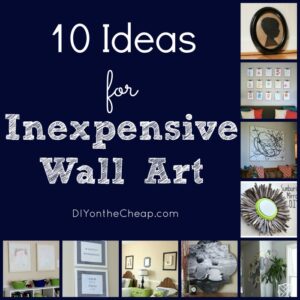 Wall inexpensive ideas discount cheap decor diy sofa canvas erin spain inspirations