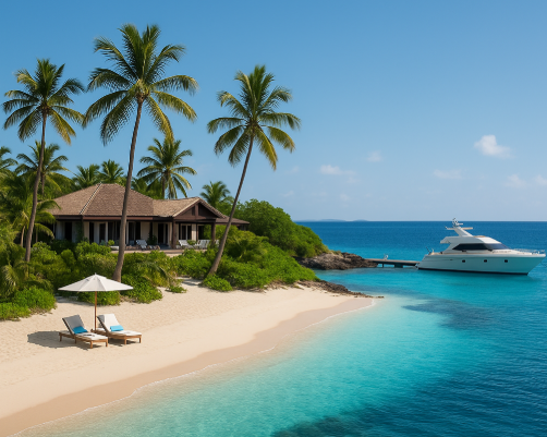 Pulau Pribadi di Karibia untuk Liburan Penuh Gaya